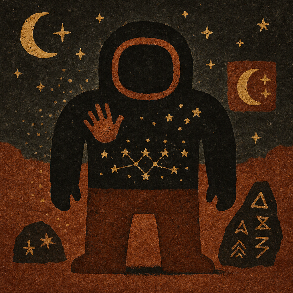 Lunar Glyph Astronauts cover